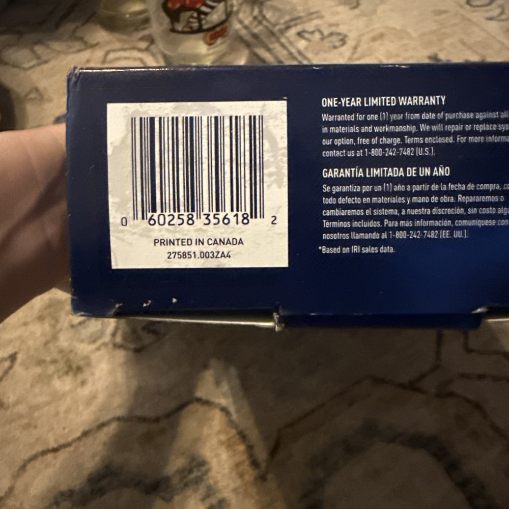 BRITA Basic Faucet Mount System, Chrome, Removes Lead NEW