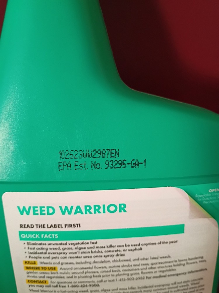 Sunday Weed Warrior Grass Algae Moss Herbicidal Soap , 32 fl oz