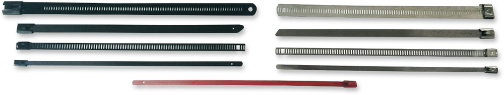 CYCLE PERFORMANCE PROD. Fat For Standard Clamps - Silver - 8" - 4 Pack CPP/9170