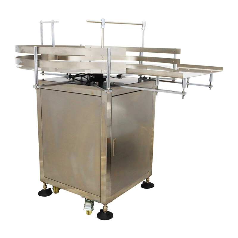 39.37"Round Accumulation Table Bottle Turn Table Rotary Accumulation Table 110V