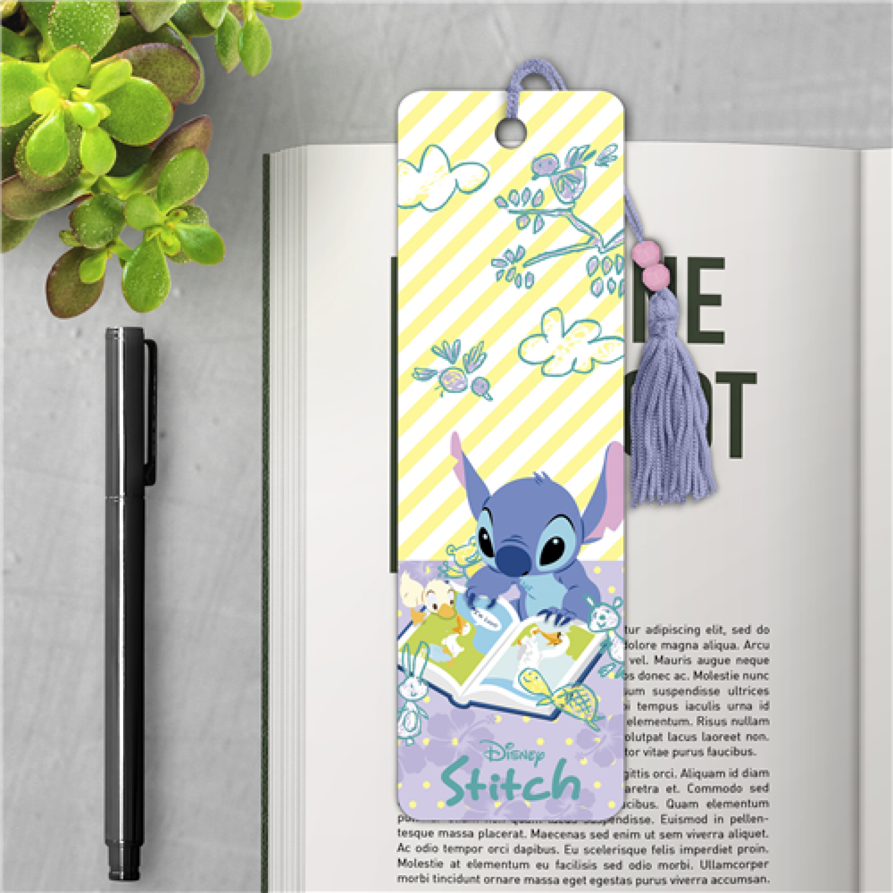Lilo & Stitch Reading with Ducks Premier Bookmark Multi-Color
