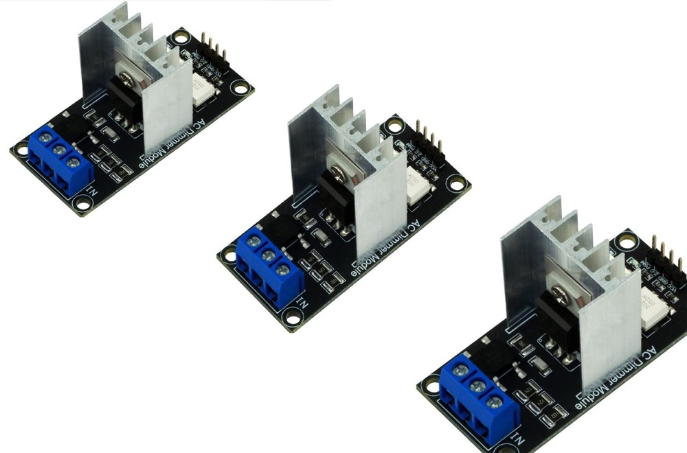 3 pcs Genuine PWM Ac Programmable Light Dimmer 110V - 220V AC Module Controll...