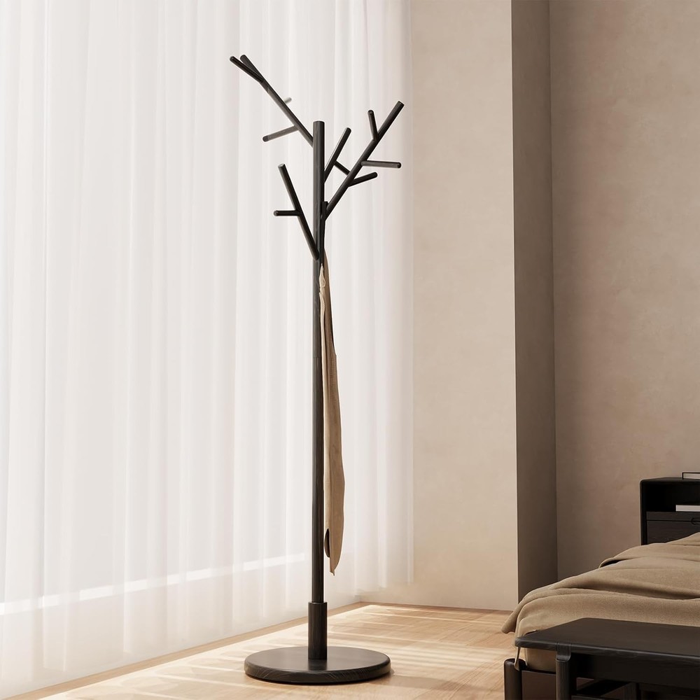 Coat Ra, Solid Wood Coat Ra Freestanding Hooks, Coat tree freestanding