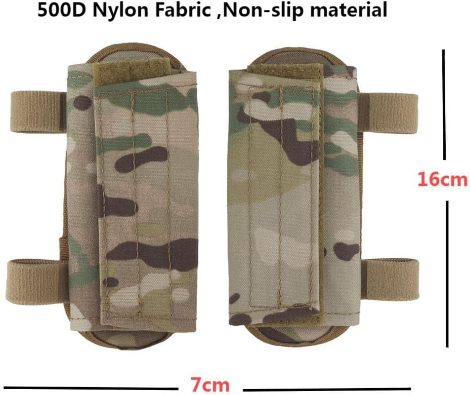 Tactical Vest Shoulder Strap Pad 2 Pack, Plate Carrier Shoulder Cushion Pads wit