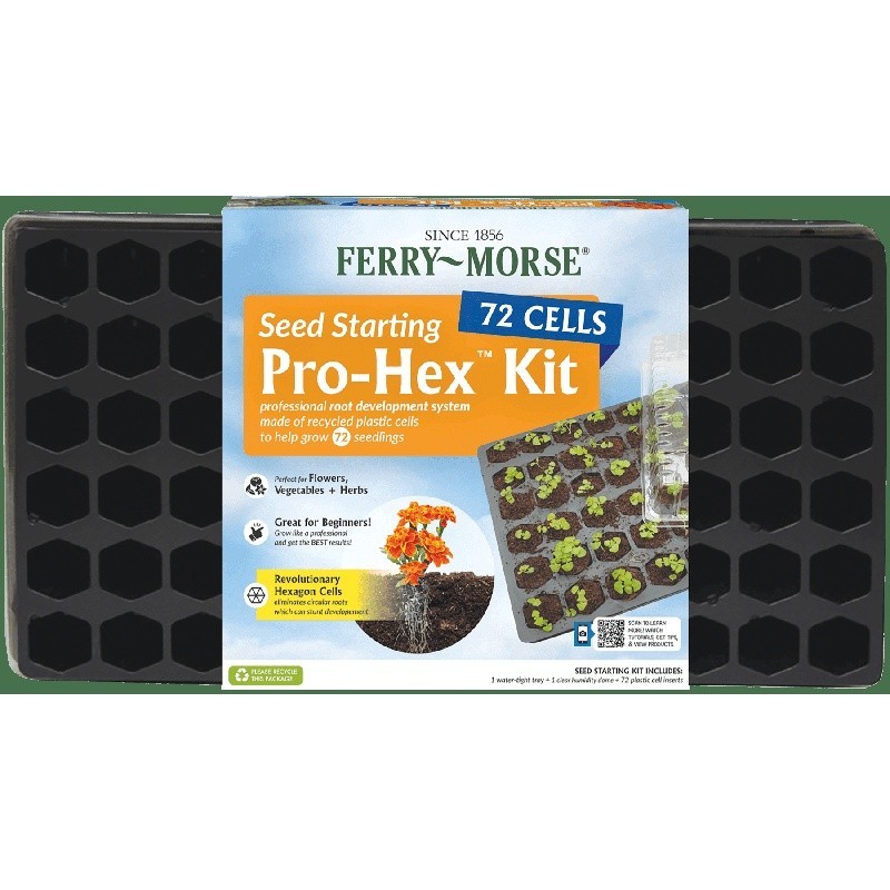 Pro Hex Seed Starting Tray 72 Cells Reusable Plant Seedling Root Development New