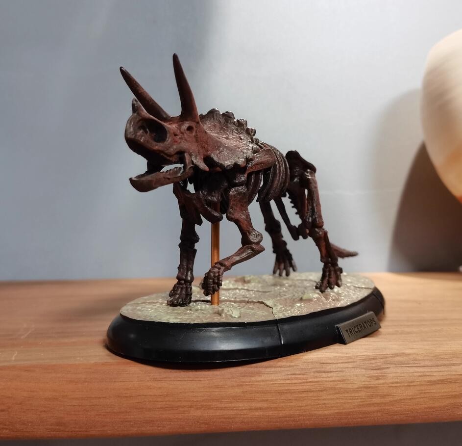 Triceratops Skeleton Model Dinosaur Model Statue Display Animal Model