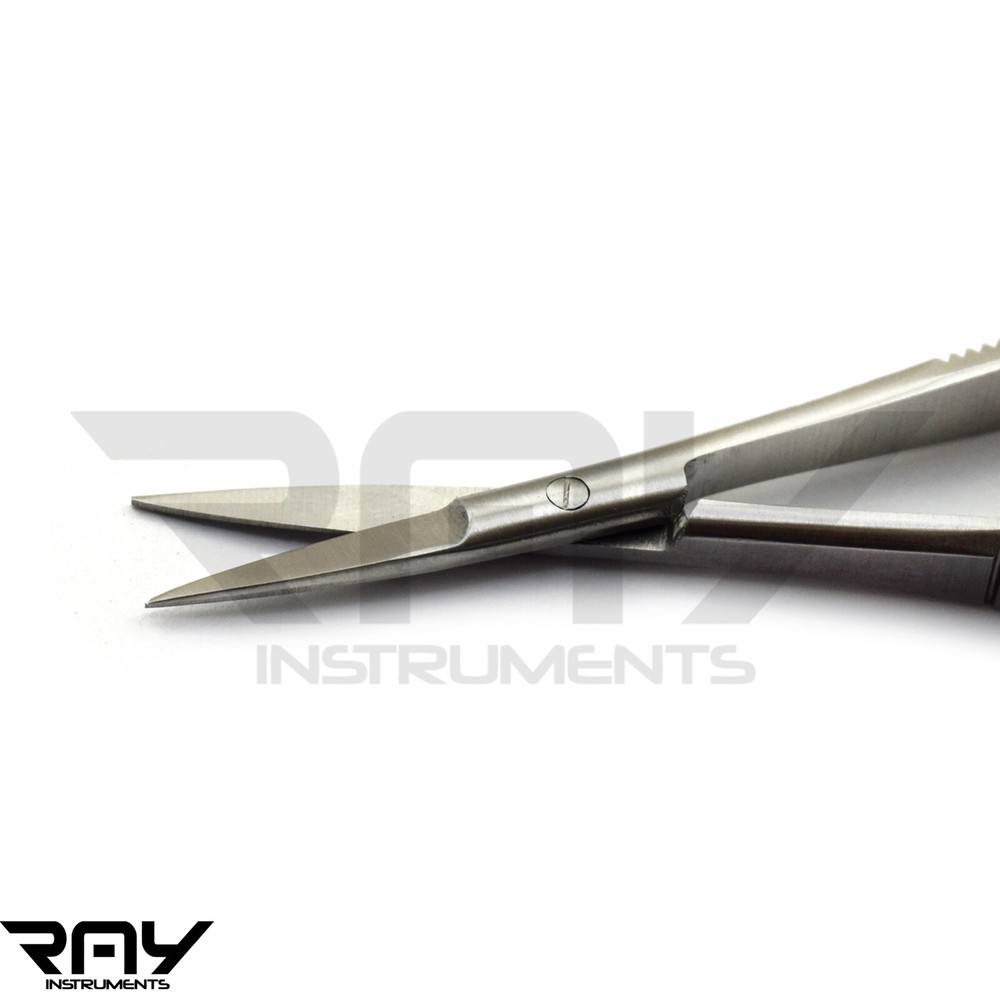 Ophthalmic Surgical Micro Surgery Spring Noyes Scissors 11.5cm Straight Sharp CE