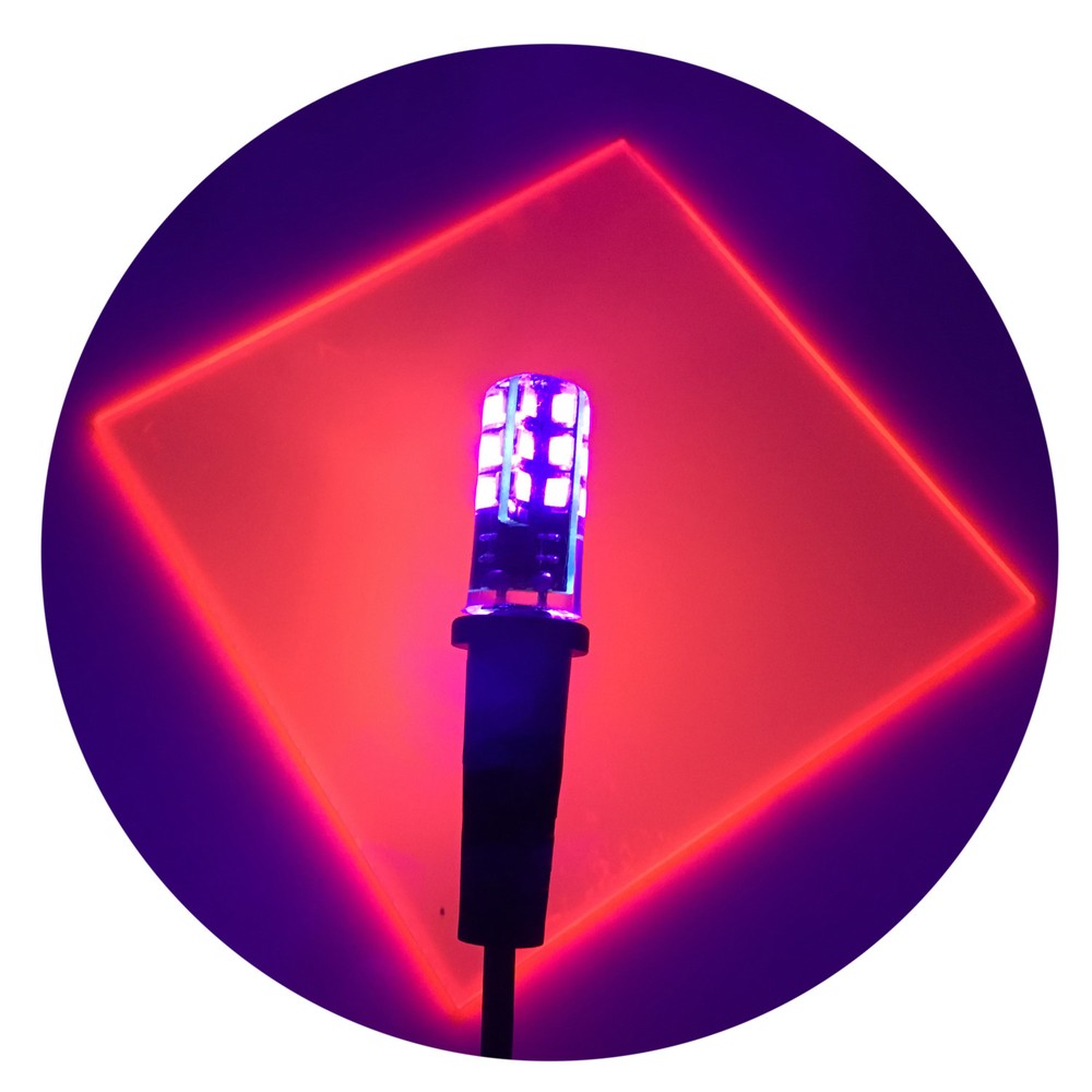 3 pack black light special effects props led 12 volts dc with cable socket BL3P