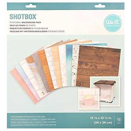 Shotbox Background 12 Sheet Pack, Create Professional Content At Home,