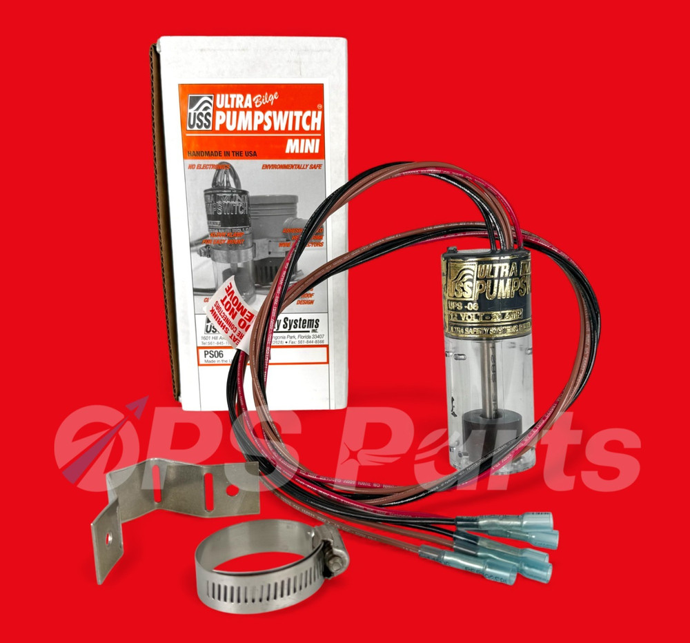 Ultra Safety Systems Mini Pump Switch 12V Bilge Float Switch - New