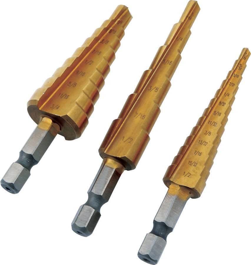 Allstar Performance    All11040    Step Drill Set 3Pc