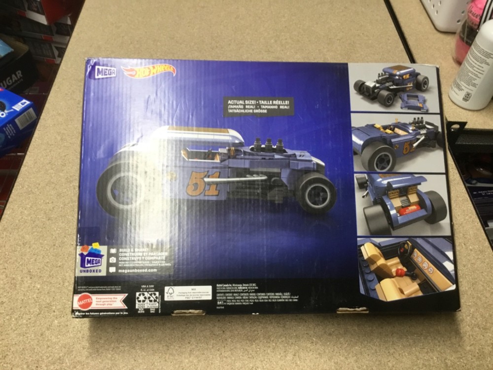 MEGA CONSTRUX HOT WHEELS MOD ROD 1/18 SCALE MODEL