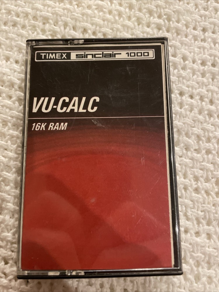 Timex Sinclair 1000 Software Tape VU-CALC