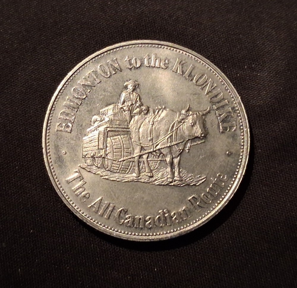 1977 Edmonton, AB Klondike Days Trade Dollar