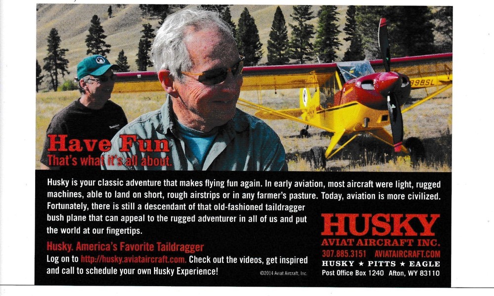 Three Husky Aircraft Ads 9/1/2025b