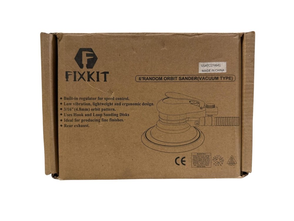 FIXKIT 6" Random Orbit Sander (Vacuum Type)