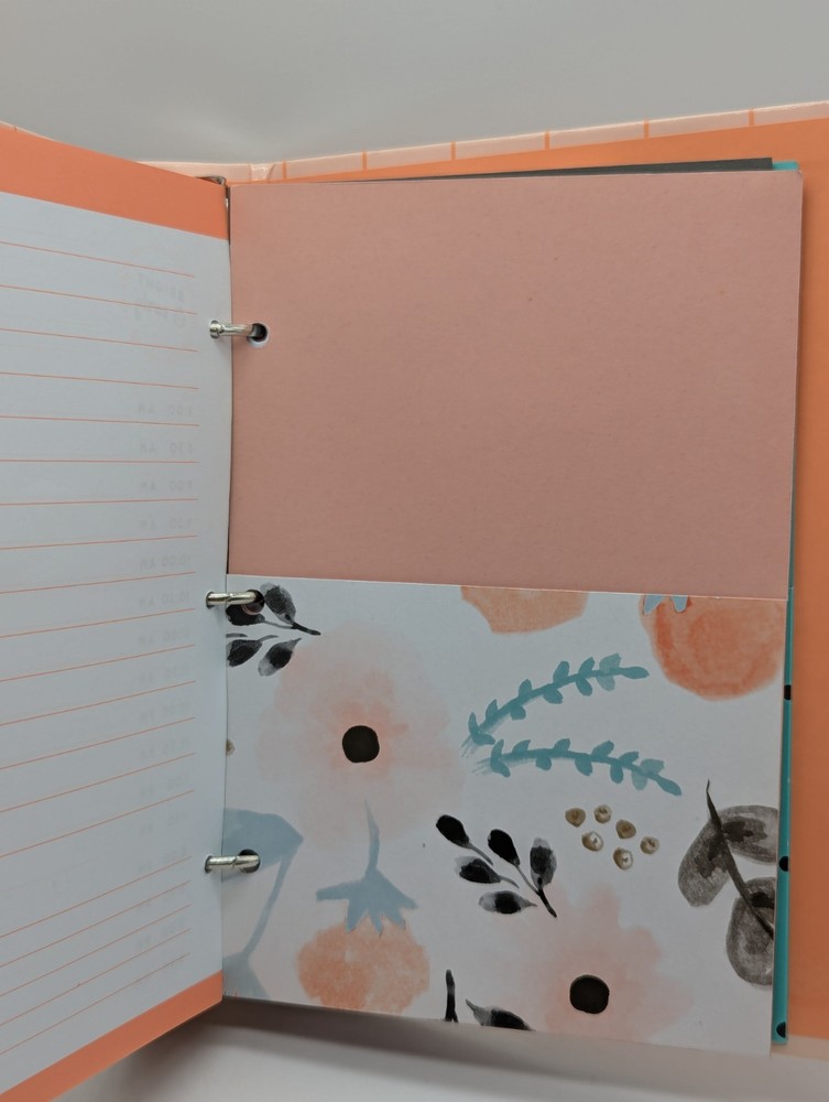 Day Planner W/Multiple Sections, Stickers, Sticky Notes, Pgs For Notes, Pockets