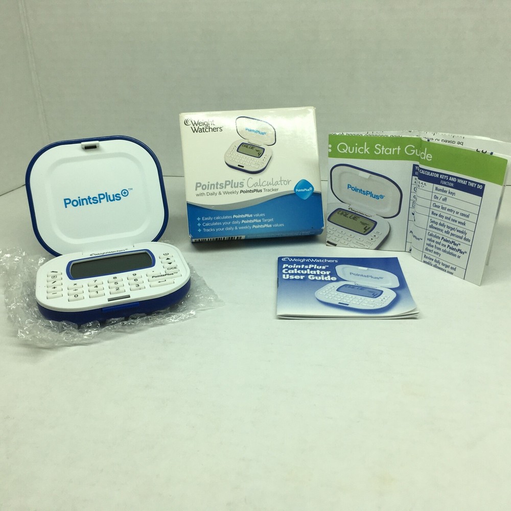 Weight Watchers Blue Points Plus Calculator Daily Weekly Tracker with User Guide