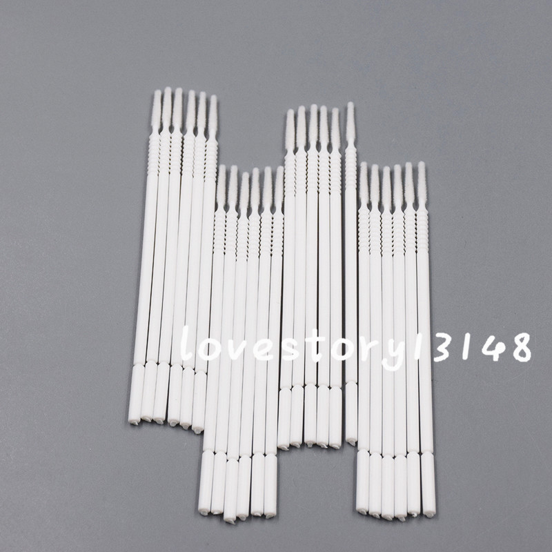 500 Pcs Dental Micro Brush Bendable Applicator Tips Long Cylidner 5 Boxes White