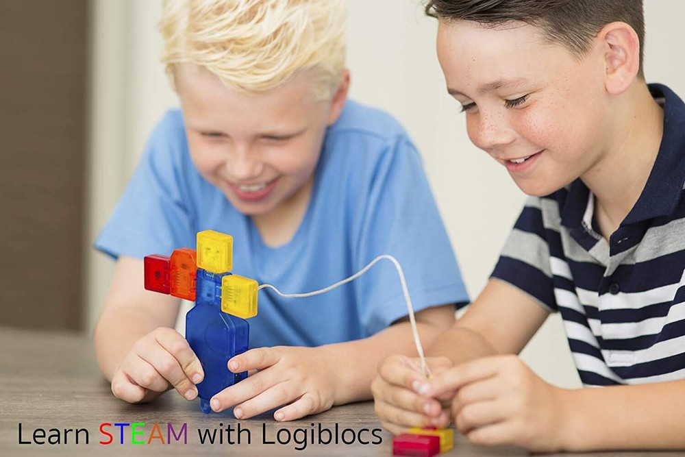 4M Logiblocs E-Building Blocks System Smart Circuits Kids Science Kit
