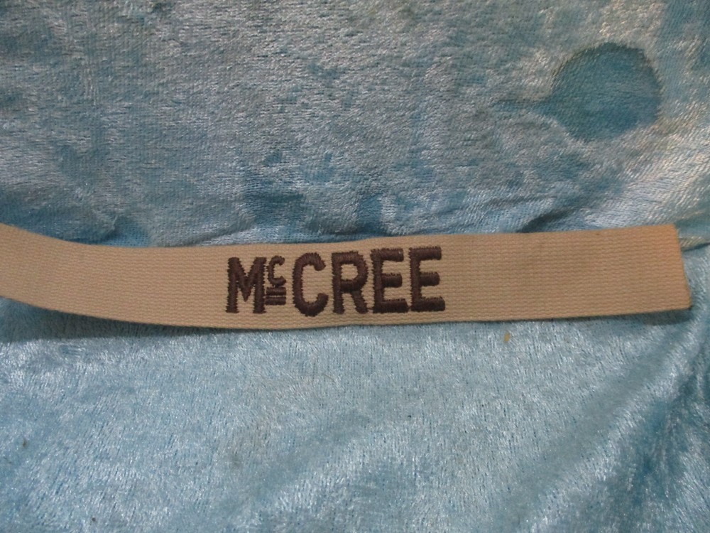 Military Name Patch ( McCree)