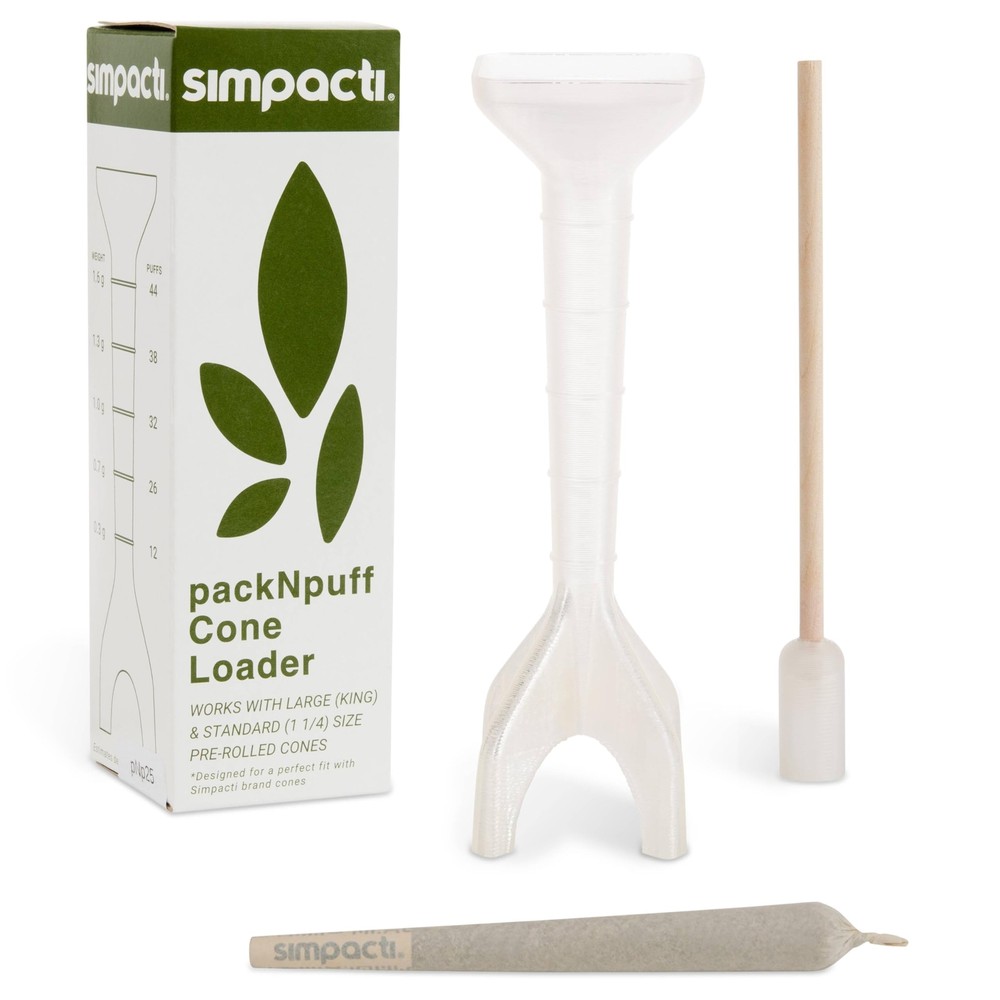 packNpuff Pre Roll Machine | Cone Loader | Filler Funnel & Packer - Works wit...