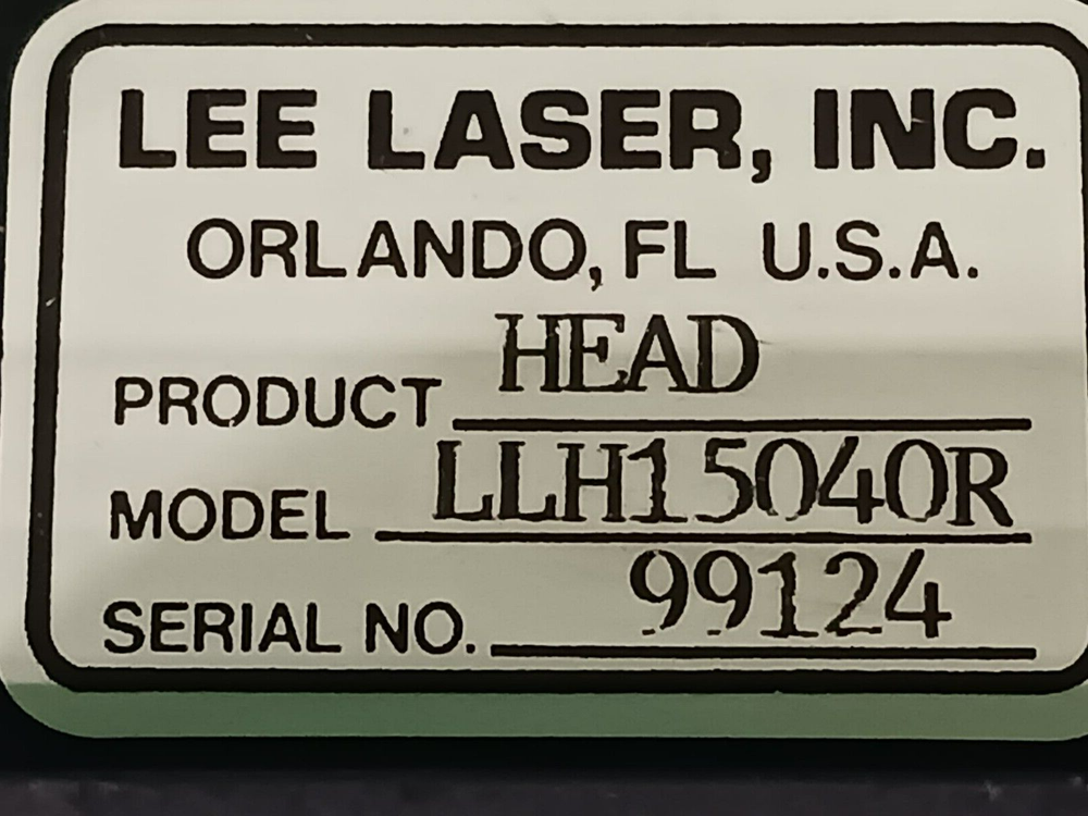 Lee Laser LLH15040R Head Assembly