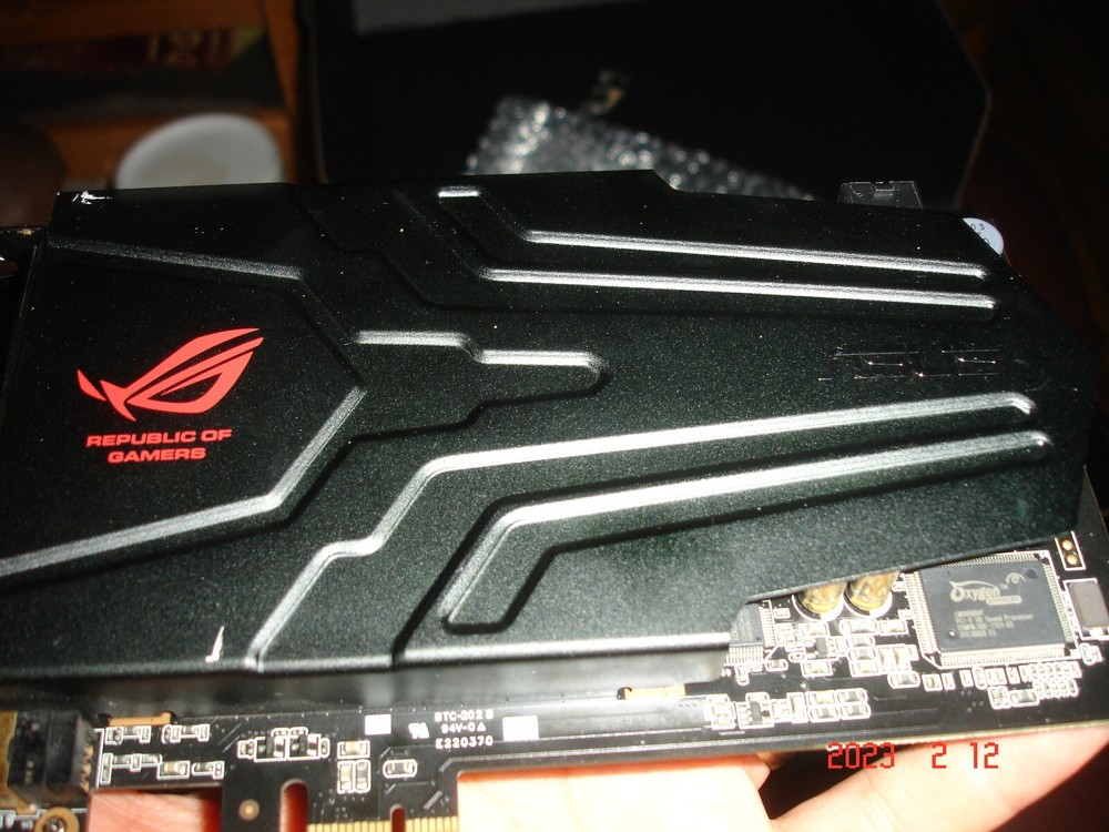 Pc gaming sound card ASUS ROG XONAR PHOEBUS,PCI-E with control module