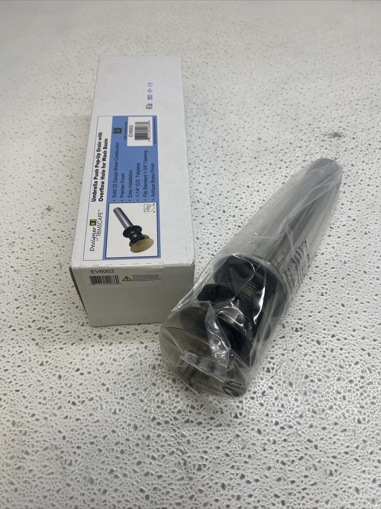 Kingston Brass EV6003 Trimscape 1-1/4" Pop-Up Drain Assemblies - Brass