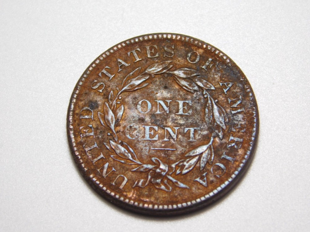 US COINS 1835 CORONET HEAD LARGE CENT