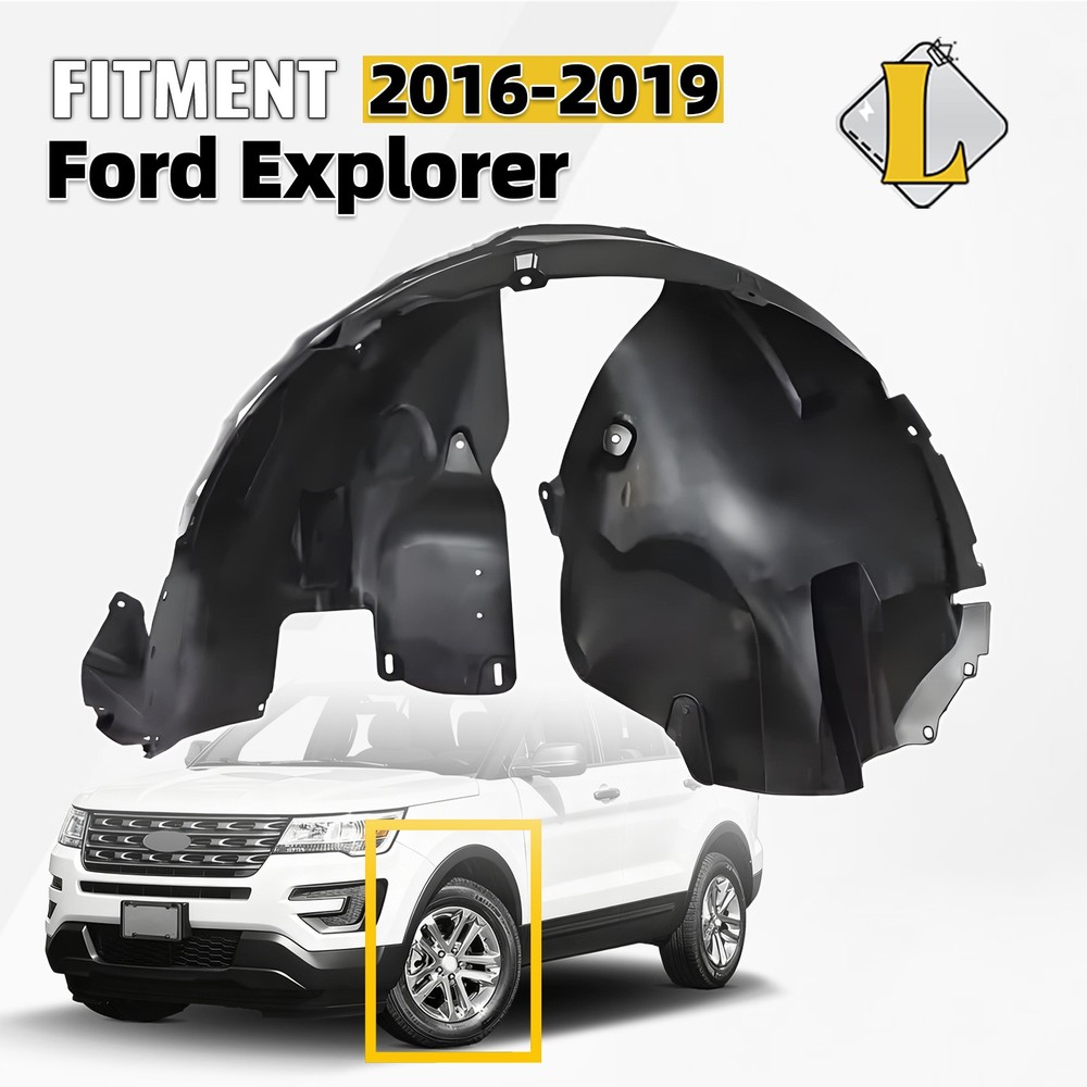 Front Fender Liner Inner Panel For 2016-2019 Ford Explorer Left Side FB5Z16103E