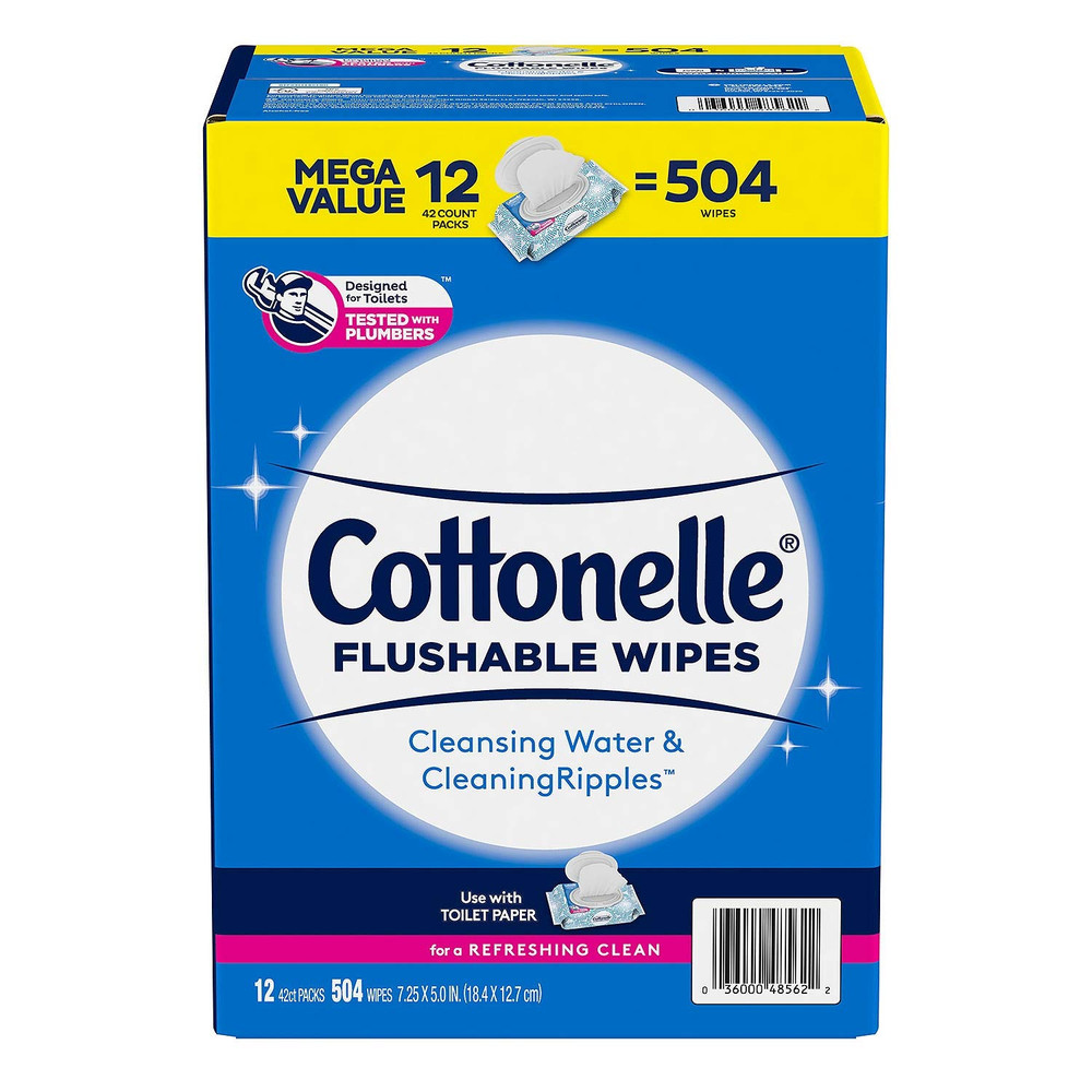 Flushable Wipes (504 Count)
