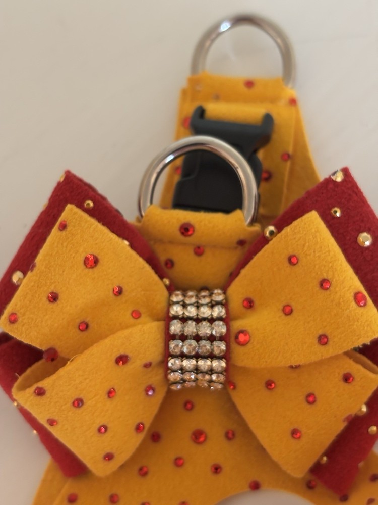 (4) Susan Lanci CUSTOM Step-in Harnesses. (Only Animal Print Available)