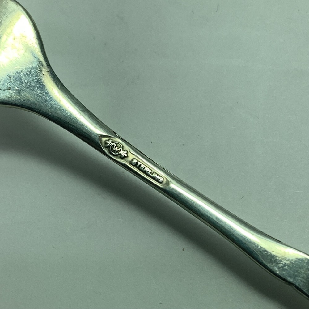 Whiting Sterling Flatware, Olive Fork, 4 1/4 inches