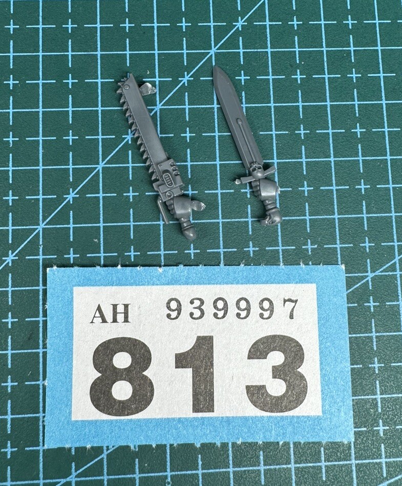 Space Marine Sergeant Weapon Arms Bundle Power Sword Chainsword 40k Heresy