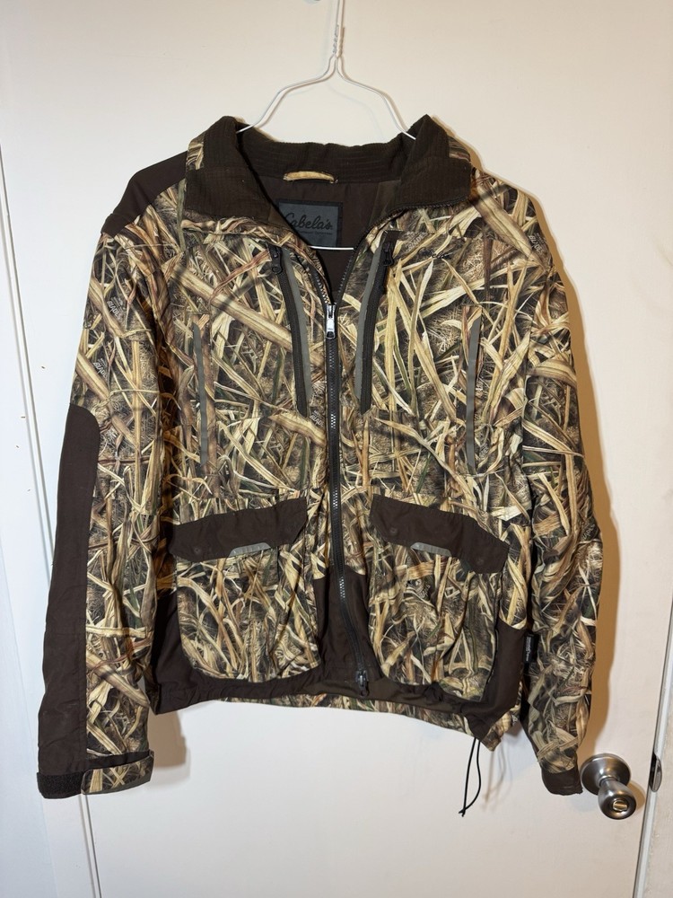 cabelas jacket mossy oak blades heavy insulated