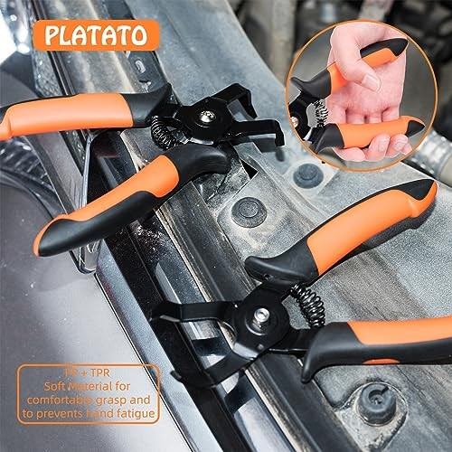 2 PCS Push Pin Pliers Set Auto Panel Clip and Trim Removal Tool Includes 30