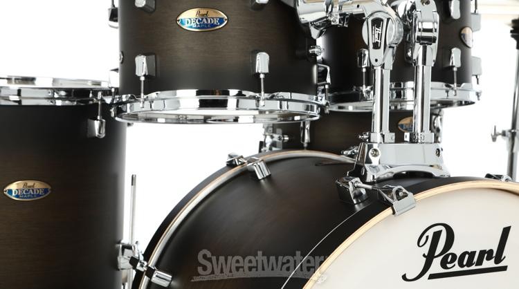 Pearl Decade Maple 5-piece Shell Pack - 22" Kick - Satin Blackburst