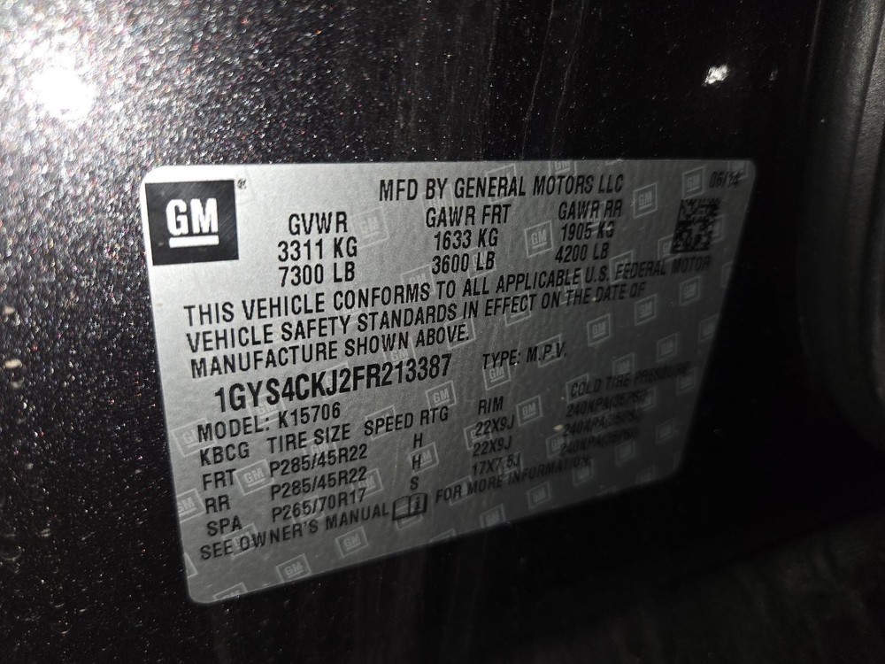 Used Infotainment Display Control Module fits: 2015 Cadillac Escalade Informatio