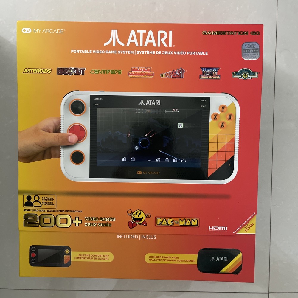 MY ARCADE ATARI Gamestation Go Portable Video Game System ! Authentic 100%