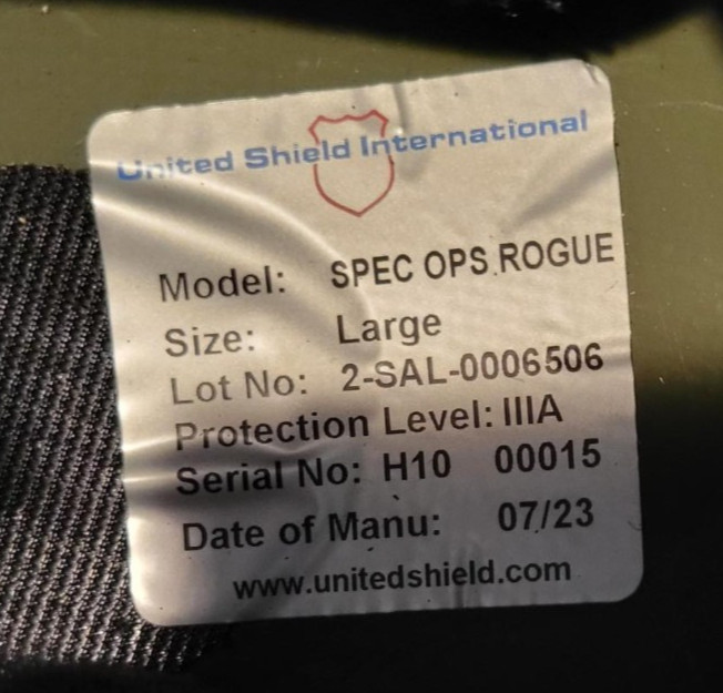 UNITED SHIELD HIGH CUT HELMET