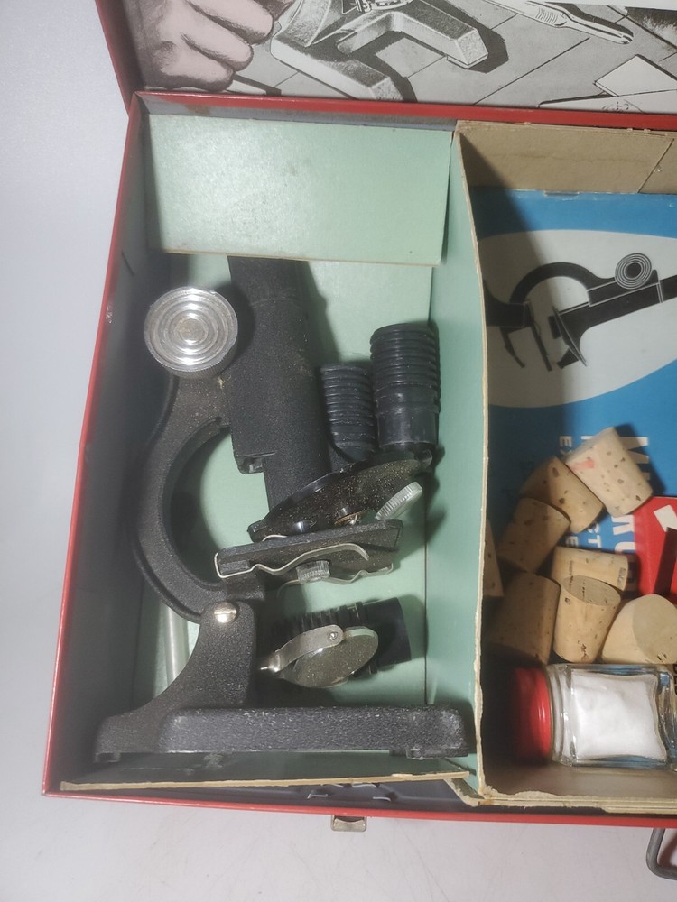 Vintage Skil Craft Precision Microscope Set No.412