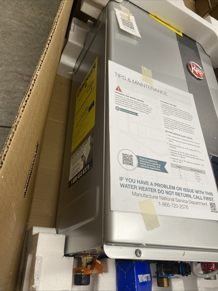 Rheem Performance Plus 7.0 GPM Non-Condensing Indoor Natural Gas Tankless Water