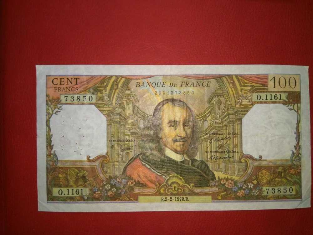 France billet , banknote 100 francs