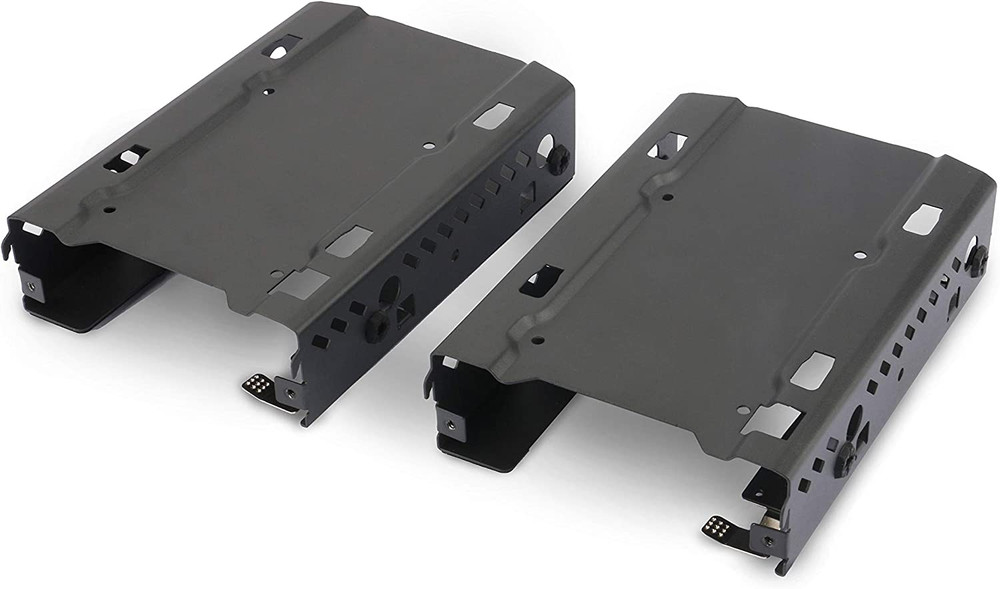 - Stackable 3.5" HDD Bracket Duo Pack Cases Ph-Hddkt_03 Black