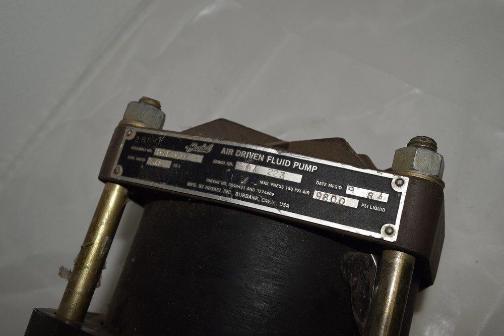 HASKEL AIR DRIVEN FLUID PUMP - DSF-60 (XHS5)