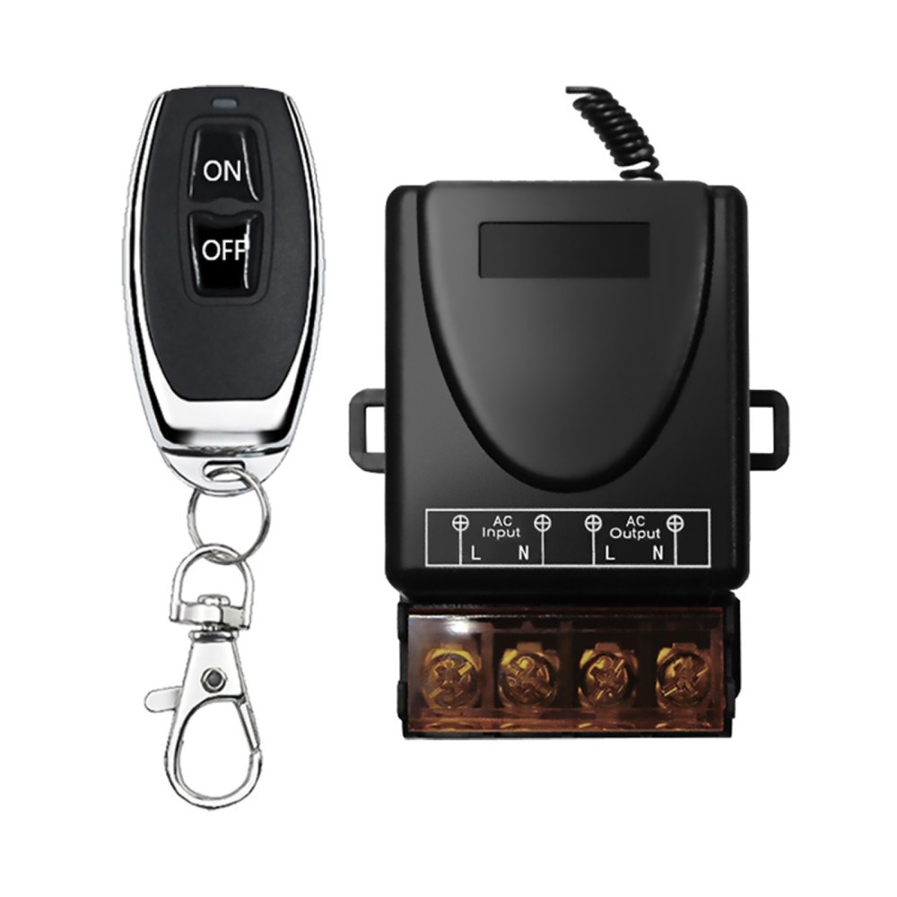 433 Mhz Wireless RF Remote Control Switch Transmitter Receiver With AC 90-220V