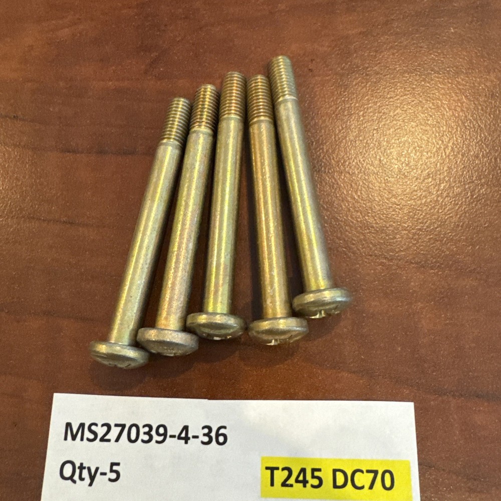 Quantity-5 MS27039-4-36 New. T245 DC70