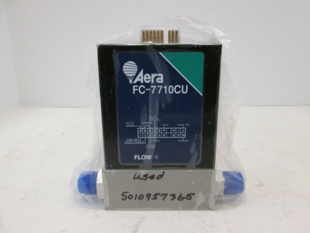Aera FC-7710CU, Mass Flow Controller, N2, 20 SLM, Used