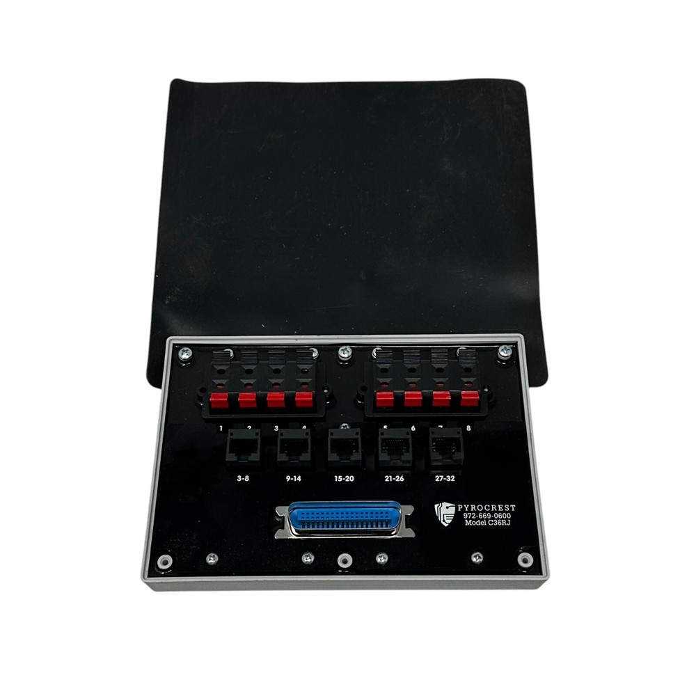 Pyrocrest C36RJ RJ-Modular Breakout / Selector Panel – CN36 Input